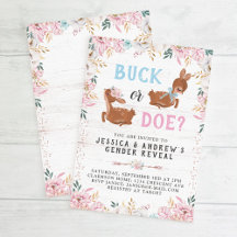 Buck ou Doe ? Révélation du baby shower