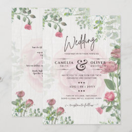 Invitation Budget All-in-1 Roses Roses Roses Roses Roses Rose
