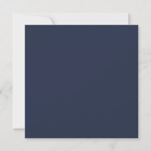 Invitation BUDGET Mariage monochrome bleu marine