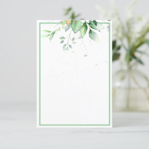 Invitation Budget vierge Aquarelle mariage Invitati