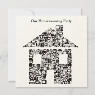 Invitation Buff House Accueil Fête du réchauffement climatiqu