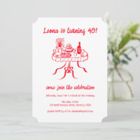 Buffet Whimsical Cute Pique-nique Personnalisé Ann