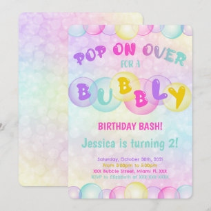 Invitation Bulles