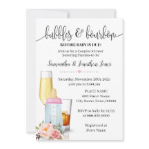 Bulles & Bourbon avant bébé Baby shower rose dû
