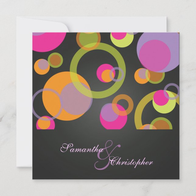 Invitation Bulles de morue/Invitations contemporaines (Devant)