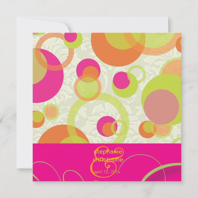 Invitation Bulles de morue/Invitations contemporaines (Devant)