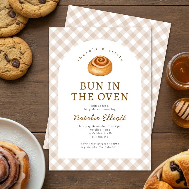 Invitation Bun In The Oven Baby Shower (Créateur téléchargé)