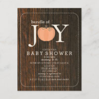 Bundle De Joy Wood Inspiré Citrouille Automne Baby
