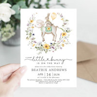 Bunny Lamb Balloon Fleur sauvage Jardin Baby showe