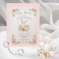 Bunny Pink Champagne Blush Baby shower