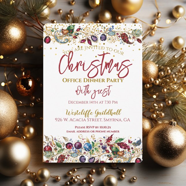 Invitation Bureau de l'entreprise Noël (Créateur téléchargé)