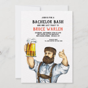 Invitation Burly Beer Drinker