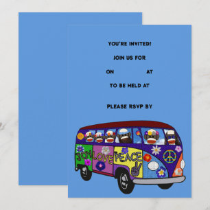 Invitation Bus de la Paix Argent Chaussette