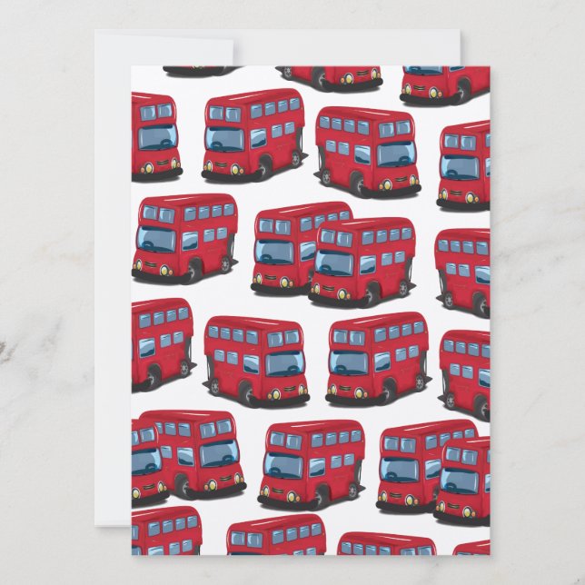 Invitation Bus de Londres (Devant)