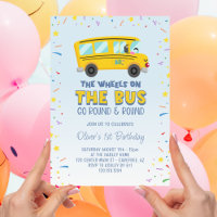 Bus Scolaire Jaune 1er Anniversaire