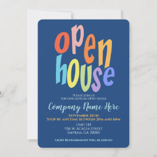 Invitation Business Open House Modern