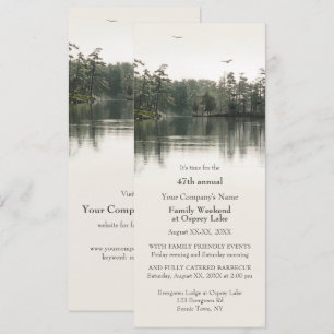 Invitation Business ou Church Family Week-end Retraite rustiq