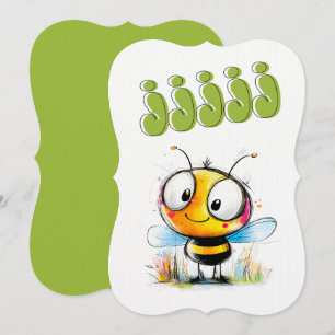Invitation Busy Bee Buzz : ZZZZZZZ ZZZ Offres d'eau potable