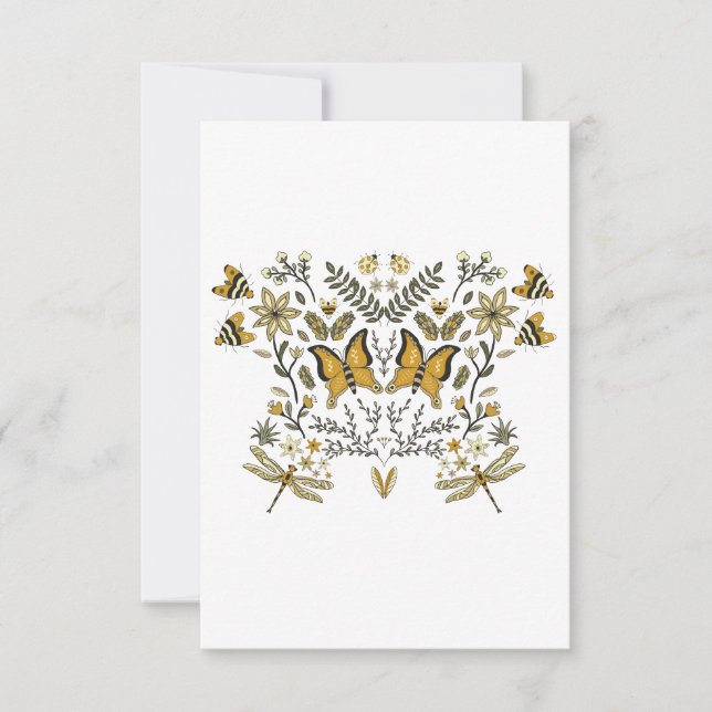 Invitation Butterflies Garden (Devant)