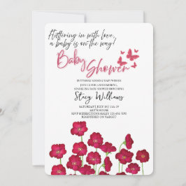 Invitation Butterfly Baby Shower