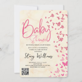 Invitation Butterfly Baby Shower