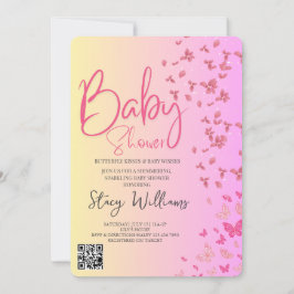 Invitation Butterfly Baby Shower