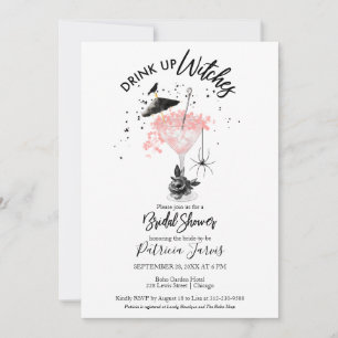 Invitation Buvez jusqu'à la dernière goutte Sorcières Invitat