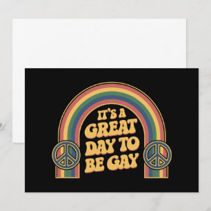 Invitation C’Est Un Grand Jour D’Être Gay LGBTQ Pride Mois Qu