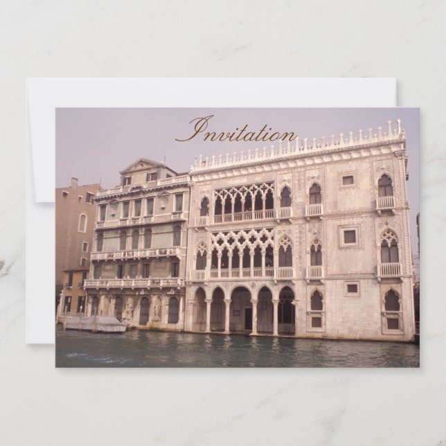 Invitation Ca' D'Oro (Devant)