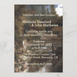 Invitation Cabine rustique