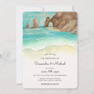 Invitation Cabo San Lucas | El Arco | Destination Wedding Inv