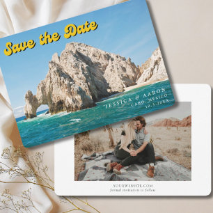 Invitation Cabo San Lucas Mariage Mexique Enregistrer la date