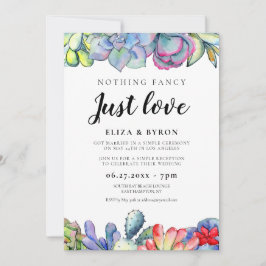 Invitation Cactus succulent Heureux toujours après la fête