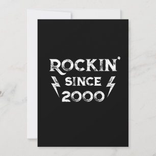 Invitation Cadeau Anniversaire Classic Rock pour les années 2