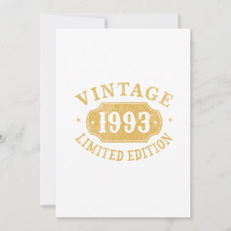 Invitation Cadeau d'anniversaire Best Limited pour les années