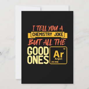 Invitation Cadeau d'anniversaire   Je Vous Raconte Une Chimie