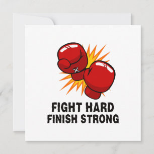 Invitation Cadeau de boxe