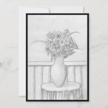 Cadeau de fleurs - Noir