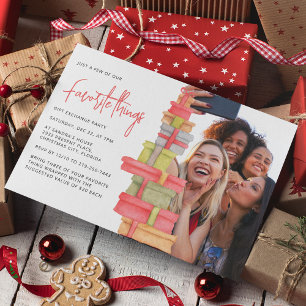 Invitation Cadeau d'échange d'objets favoris Fête de Noël Pho