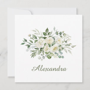 Invitation Cadeau personnalisé de demoiselle d'honneur à fleu