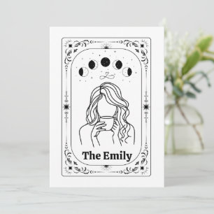 Invitation Cadeau personnalisé Tarot Magique Mystique BFF Zod