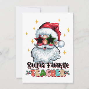 Invitation Cadeau pour Enseignant Enseignant Favori du Père