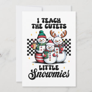 Invitation Cadeau pour Enseignant J'Enseigne aux Plus Migno