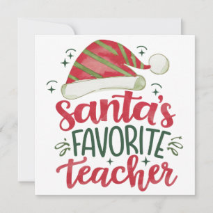 Invitation Cadeau pour Enseignant   L'enseignant préféré du P
