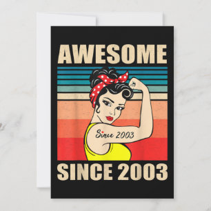 Invitation Cadeau pour femmes de 18 ans anniversaire 18 ans v