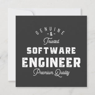 Invitation Cadeau pour ingénieur logiciel
