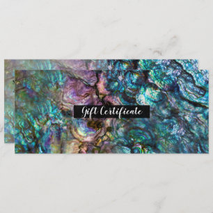 Invitation Cadeau Rainbow Iridescendant Abalone Sea Shell