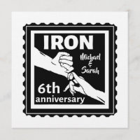 cadeau traditionnel de fer pour le 6ème anniversai