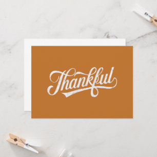Invitation Cadeau vintage de Thanksgiving automnal reconnaiss