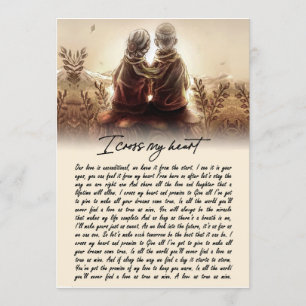 Invitation Cadeaux de couple   Pour mon âme sœur, je croise m